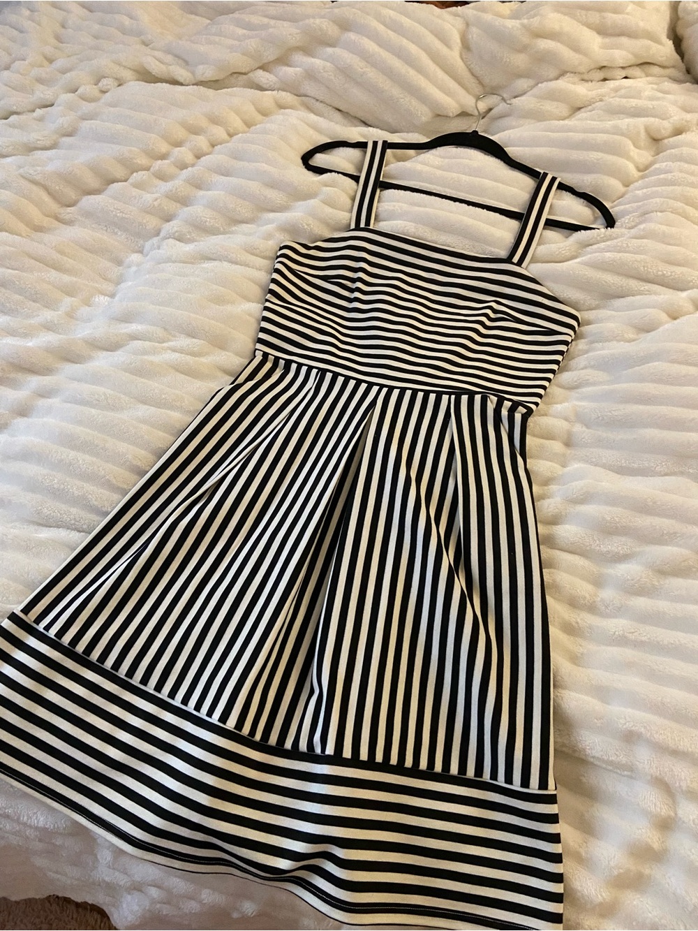 Brixon Ivy Black and White Striped Sundress